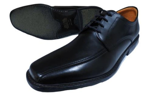 【KANEKA designo5023 ブラック】幅広4E スワールトゥビジネスシューズ